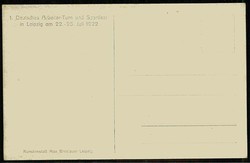 Erinnerungskarte an das 1. Deutsche Arbeiter- Turn- und Sportfest in ...