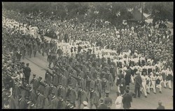 Erinnerungskarte an das 1. Deutsche Arbeiter- Turn- und Sportfest in ...