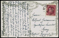 Wiener-Kunstkarte mit Bild 'Die Verhetzten' von Erich A. Lamm, ...