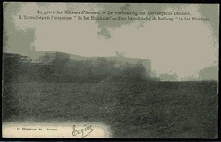 Streik in Antwerpen, Fotokarte von Streik-Auseinandersetzungen in ...