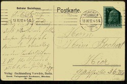 Propagandakarte für den Sozialismus, aus dem Vorwärts-Verlag Berlin ...