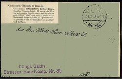 Dresden, Fotokarte der Hofkirche, erstellt aus Zigarrenkisten in 670 ...