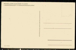 Erinnerungskarte an einen Kongress in Prag, wohl nach 1950, ...