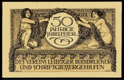 Erinnerungskarte zum 50jährigen Jubiläum des Vereins Leipziger ...
