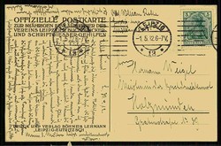 Erinnerungskarte zum 50jährigen Jubiläum des Vereins Leipziger ...