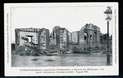 Soziales Leben/Wohnverhältnisse, hier zerstörtes Haus von ...