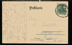 Werbekarte für den Kaufmännischen Verband für weibliche ...