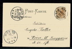 Satire-Karte 'Patrizier und Plebejer' mit Hunden, gelaufen Wien 1910, ...