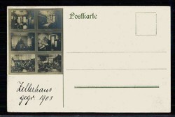 Thematik-Karte 'Anti-Alkohol', hier seltene Farb-Lithokarte vom ...