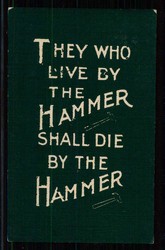 Humorkarte über den Hammer, gelaufen November 1912, gute Erhaltung.