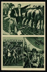 Erinnerungskarte 'Mai-Feier', Sonderkarte '100 Jahre Deutsche ...