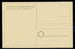 Sonderkarte '100 Jahre Revolution von 1848', hier Massendemonstration ...