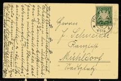 Erinnerungskarte an die Revolution 1848, hier Zeichnung von A. Rethel ...