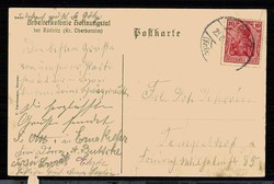 Fotokarte aus der Vogelschau der Arbeiterkolonie Hoffnungstal bei ...