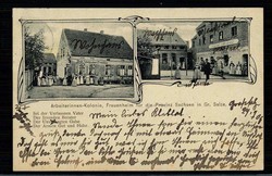 Fotokarte der Arbeiterinnen-Kolonie, Frauenheim für die Provinz ...