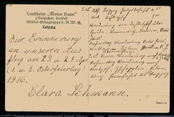 Fotokarte vom Landheim 'Rotes Haus', Mädel-Ortsgruppe des W.W.V. ...