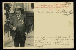 Erinnerungskarte an Krankenhaus-Inspektor Faust, Gründer und ...