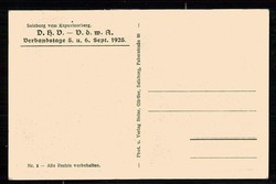 Gedenkkarte zum 5. Verbandstag des Verbandes deutscher, weiblicher ...