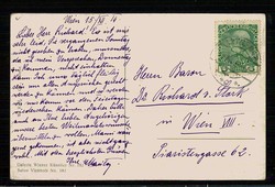 Gemälde-Karte 'Arbeit macht das Leben süß', mit Bauern und Sense, ...