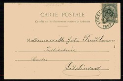 Propagandakarte der Arbeiterbewegung, gelaufen 1903, gute Erhaltung. ...