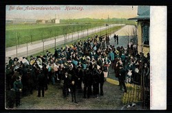 Fotokarte 'Bei den Auswandererhallen in Hamburg', ungebraucht, gute ...