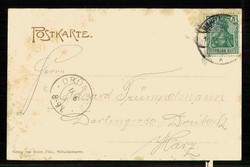 Thematik-Karte 'Fabriken/Arbeiter', hier Arbeiter am Werfttor zur ...