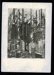 Kunst-Karte 'Industrie', von Max Schulze-Sölde, ungebraucht, leichte ...