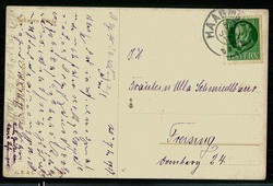 Thematik-Karte 'Berufe', hier 'Schwere Bürde', gelaufen Haag in ...