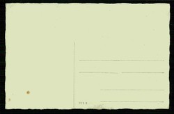 Fotokarte mit Arbeitern bei einer Montage eines Transformators, um ...