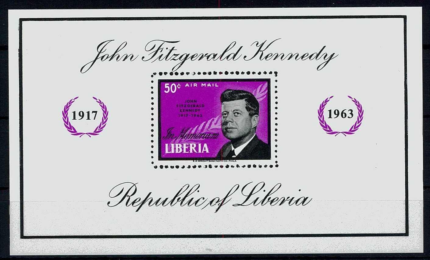 Kennedy-Block 1964, postfrisch.