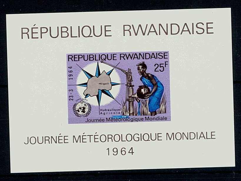 Meteorologie-Block 1964, postfrisch.