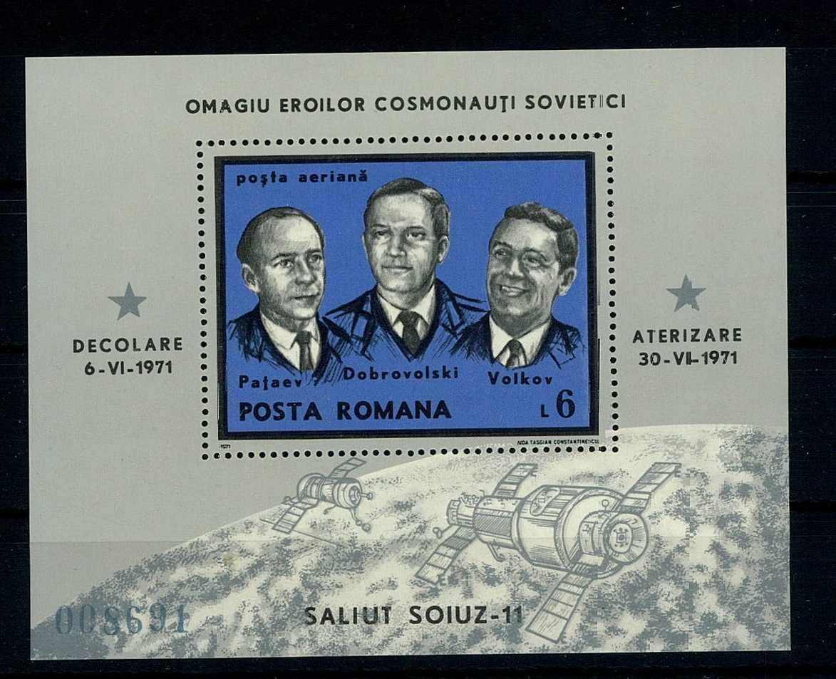 Tod der Sojus-Kosmonauten-Block 1971, Erhaltung einwandfrei.