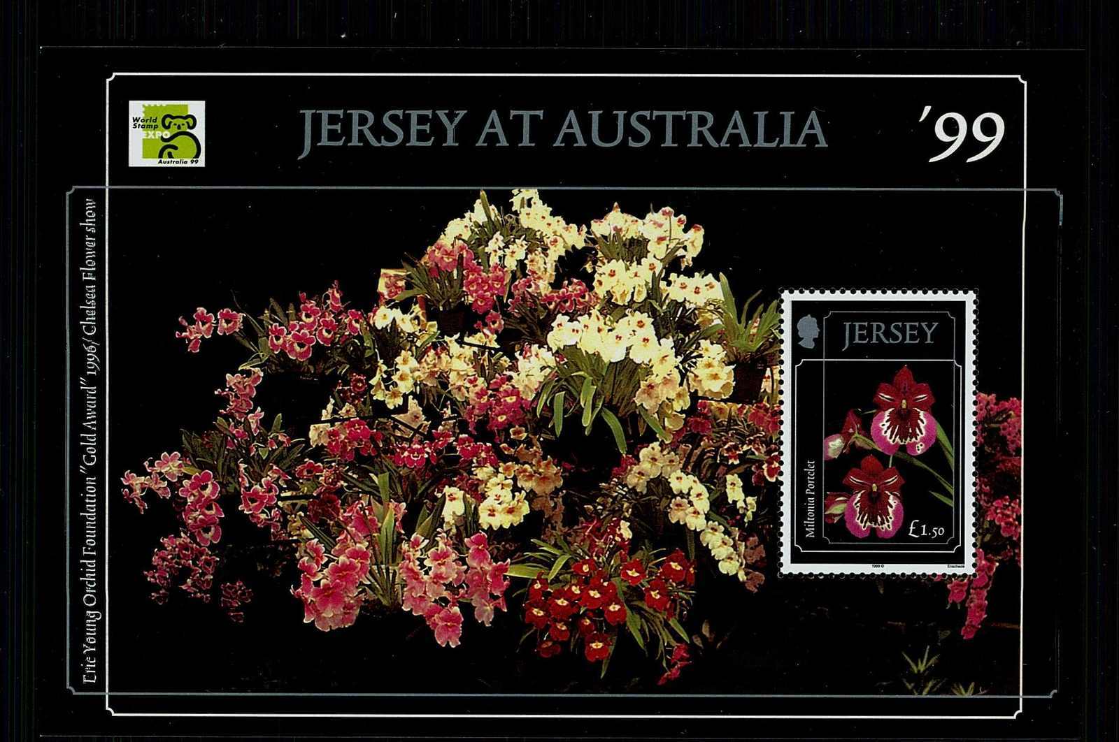 Orchideen-Block 1999, Erhaltung einwandfrei.