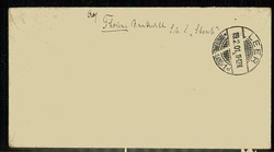 Deutsche Marine-Schiffspost 1901, MSP-Nr. 19, S.M.S. Schulschiff ...