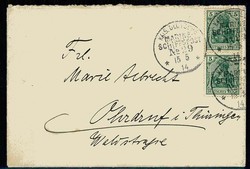 Deutsche Marine-Schiffspost 1914, MSP-Nr. 29, S.M.S. Großer Kreuzer ...