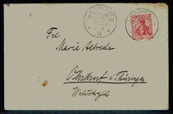 Deutsche Marine-Schiffspost 1913, MSP-Nr. 29, S.M.S. Großer Kreuzer ...