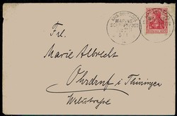 Deutsche Marine-Schiffspost 1914, MSP-Nr. 29, S.M.S. Großer Kreuzer ...