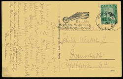 Stadthalle Hannover - Terrasse, gelaufen 1925 mit Werbestpl. zur ...