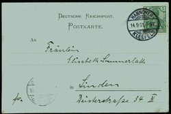 'Gruss aus dem Stephansstift', gelaufen September 1901, Erhaltung ...