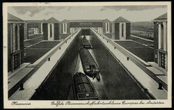 Größte Binnenschifffahrtsschleuse Europas bei Anderten/Hannover, ...