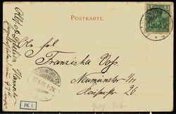 'Gruss aus Hannover Neustädter Kirche', gelaufen April 1901 nach ...