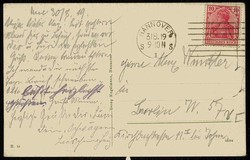 Hannover - Partie an der Wasserkunst, gelaufen 1919, Erhaltung siehe ...