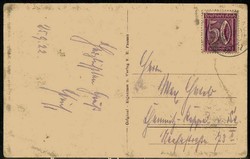 Passau - Panoramaansicht. Gelaufen September 1922. Gute Erhaltung.