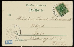 Lithokarte 'Gruß aus Hannover' mit Polytechnikum, Schloss ...