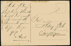 Hannover - Klagesmarkt mit buntem Markttreiben. Gute Erhaltung.