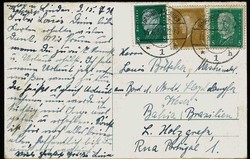 Hannover - Technische Hochschule mit Sachsenross, gelaufen Juni 1930. ...