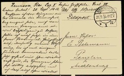 Hannover - Technische Hochschule, gelaufen als Feldpost September ...