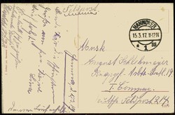 Hannover - Georgengarten, gelaufen als Feldpost März 1917. Gute ...