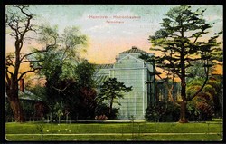 Hannover - Herrenhausen, Palmhaus, rs. Zudruck 'Herzog Ferdinand ...