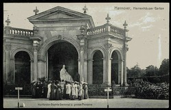 Hannover - Herrenhäuser Garten, Kurfürstin-Sophie-Denkmal und ...